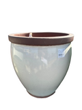 Lipped Bowl Pot White Color Set of 2