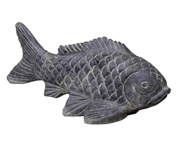 Fish Statue Cast Stone 43cm Length P Fish04 043AF