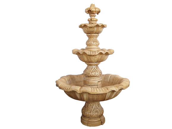 Renaissance 3-Tier Cast Stone Fountain