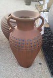 Bastia Jar Pot With Blue dotted design Terracotta Color 90cm Height