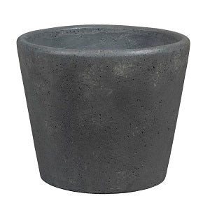 PFP2042 High Round Fiber Bowl Pot Montreal Dark Grey Height 26.5cm Diameter 33cm