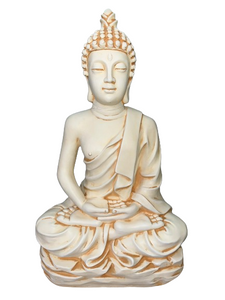 Vipassi Buda Concrete Statue Ocre 100cm Height