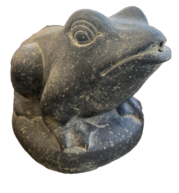 Frog Spout Cast stone 23cm height