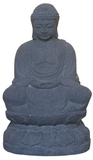 Japanese Seated Buddha Base Dry 19cm Height