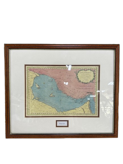 18th Century Persian Gulf Map 50 x 41