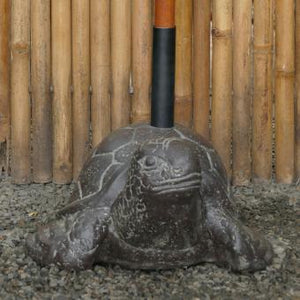 Natural Stone Turtle Umbrella Stand 28cm Height
