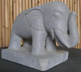 Standing Elephant Riverstone 45cm Length
