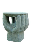 Natural Stone Hand Table With Left and Right Hand Chair
