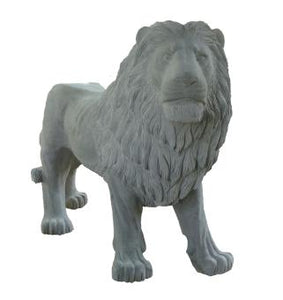 Standing Royal Lion Statue Natural Stone 150cm Length