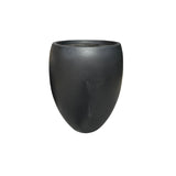 Tall Round Pot Black Color Set of 3