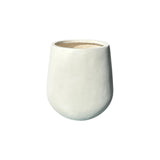 GA303452 Plain Crucible Pot White Height 48cm Diameter 48cm