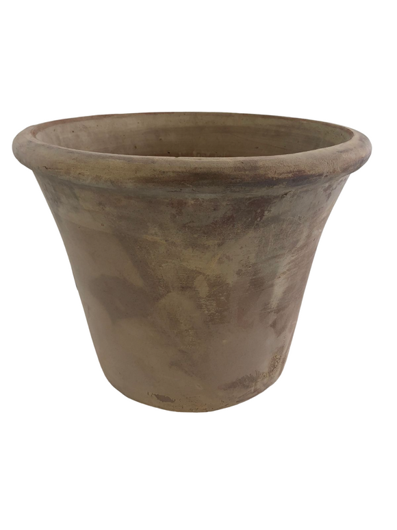 Round Terracotta Pot Antique Height 40cm Diameter 52cm