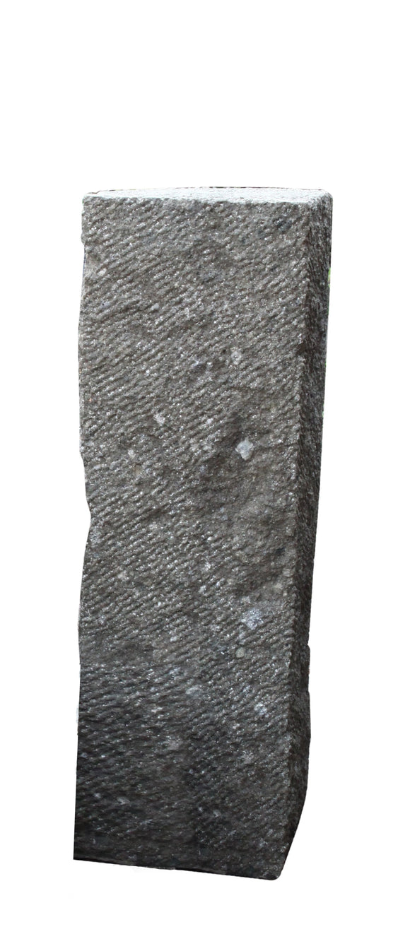 Basanite Stone Pedestal 90cm Height 30cm Length