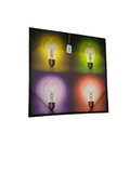 Canvas Bulb Wall Picture 80 x 80