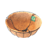 DG10012 Hanging Basket with Chain & Coco Liner Height 20cm Diameter 41cm