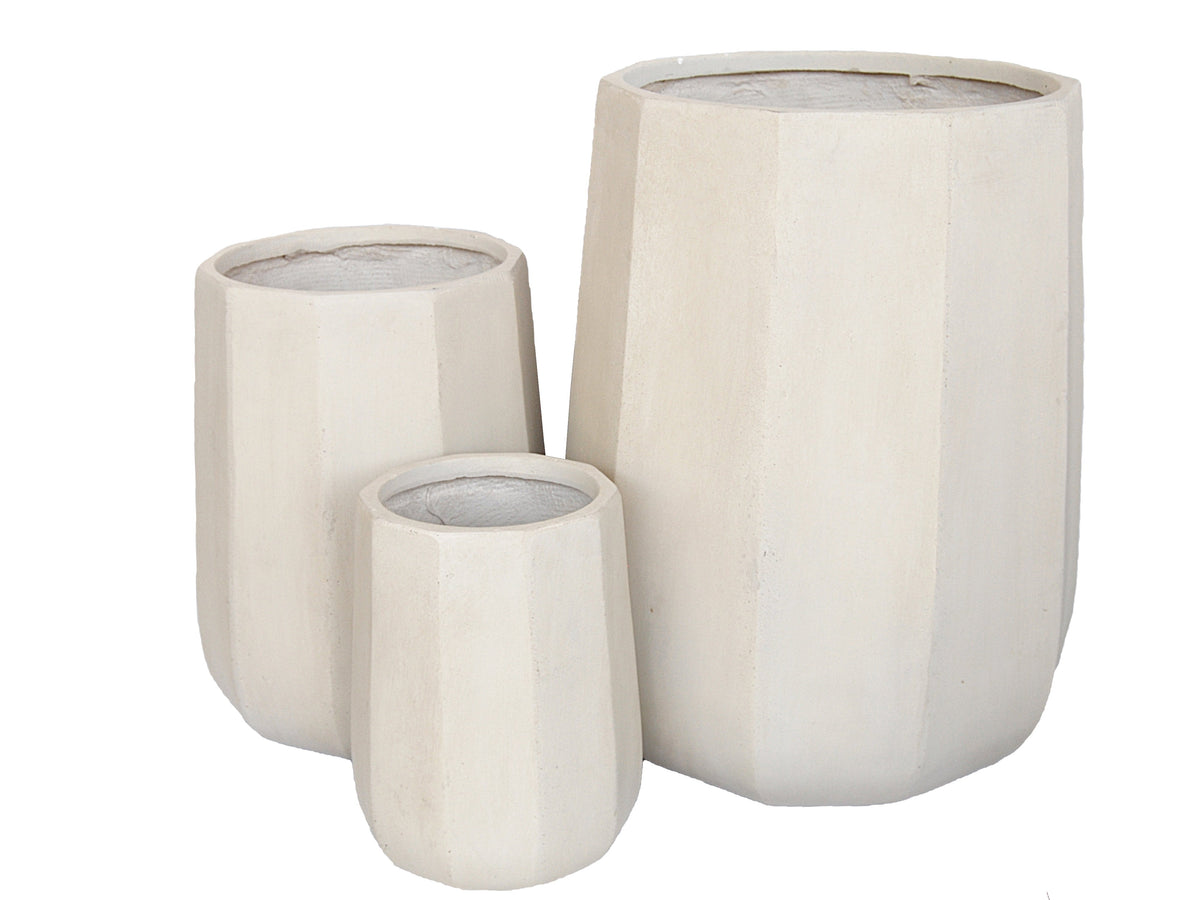 Angled Crucible Fibercement Pot GA30-1663 | Royal Garden Centre