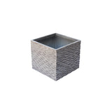 Wave Patterned Cube Planter