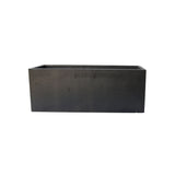 Rectangular Fibercement Planter Plain Grey