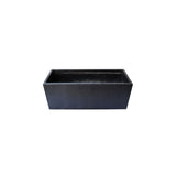 Rectangular Fibercement Planter Plain Grey