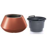 DMHET600 Heos Expanding Bowl Plastic Pot Copper Height 38cm Diameter 58cm