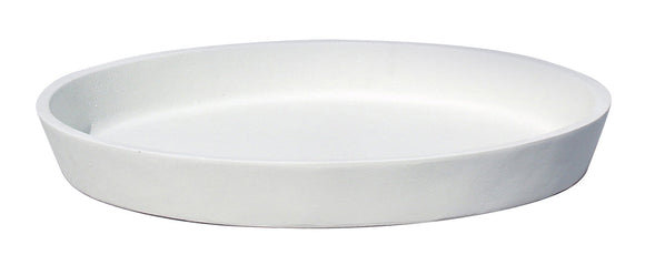 LTR089710255 Round Saucer Fiberglass Trend White Height 46cm