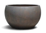 Grand Bowl Fiberglass Antique Pot Bronze 35cm Height