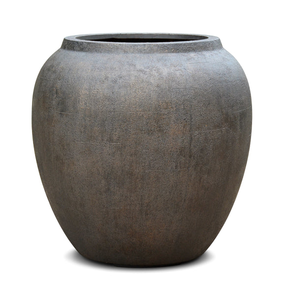 Low Jar Antique Pot Bronze 55cm Height