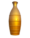 Pullman Ring Pot With Horizontal Stripe Gold Color 360cm Height