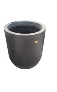 Salome Round Pot Black Color 76cm Height