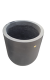 Salome Round Pot Black Color 100cm Height