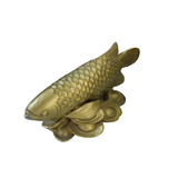 Table Top Golden Fish Statue 5cm Height