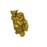 Table Top Golden Happy Buddha Statue 9cm Height