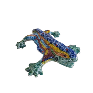 Table Top Multi Colored Lizard Statue 6cm Height