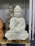 Sikhi Pequeno Buda Statue Marfil Glossy Finish 65cm Height