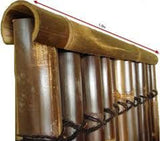 Black Bamboo Fence Protector 90cm Length