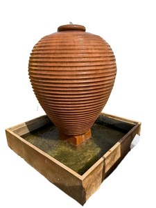 DP Bida Large Pot Fountain Terracotta Color 150cm Height