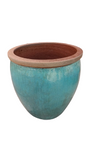 PFP1021 Lipped Bowl Pot Ceramic Glazed Bonn Ice Green Height 32cm Diameter 32