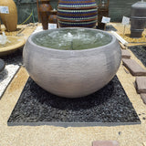 Lilac With Horizontal Stripe Pot Fountain Grey Color DP2045