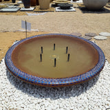 DP Masafi With Blue Mosaic Bowl Fountain Terracotta Color