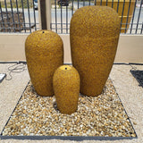 DP Poena Desert Crystal Pot Fountain Golden Color Color Set
