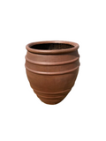 Wadi Pot With Horizontal Stripped Terracotta Color 80cm Height