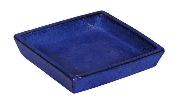 Square Ceramic Tray Blue