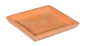Square Ceramic Tray Terracotta
