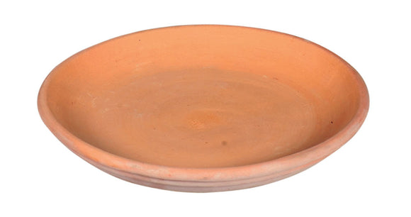 Round Ceramic Tray Terracotta