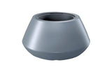 Heos Expanding Bowl Plastic Pot Cement Grey DMHET600