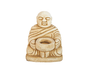 Small Buddha with Bowl Concrete Statue