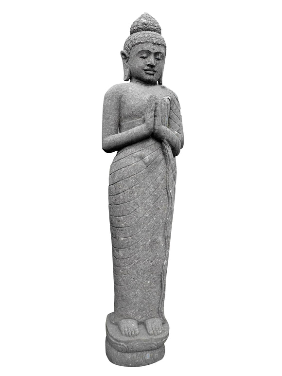 Indian Standing Buddha Statue Basanite 150cm Cst-STB-150NA
