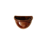 Ceramic Hanging Wall Pot  LT005-4028 Brown