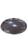 Round Ceramic Tray Cognac Color 20cm