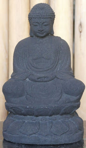 Japanese Seated Buddha Base Dry 20cm Height